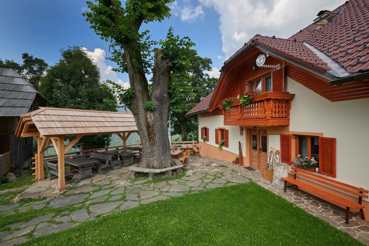 Farmstay&Glamping Visocnik Ljubno Eksteriør billede