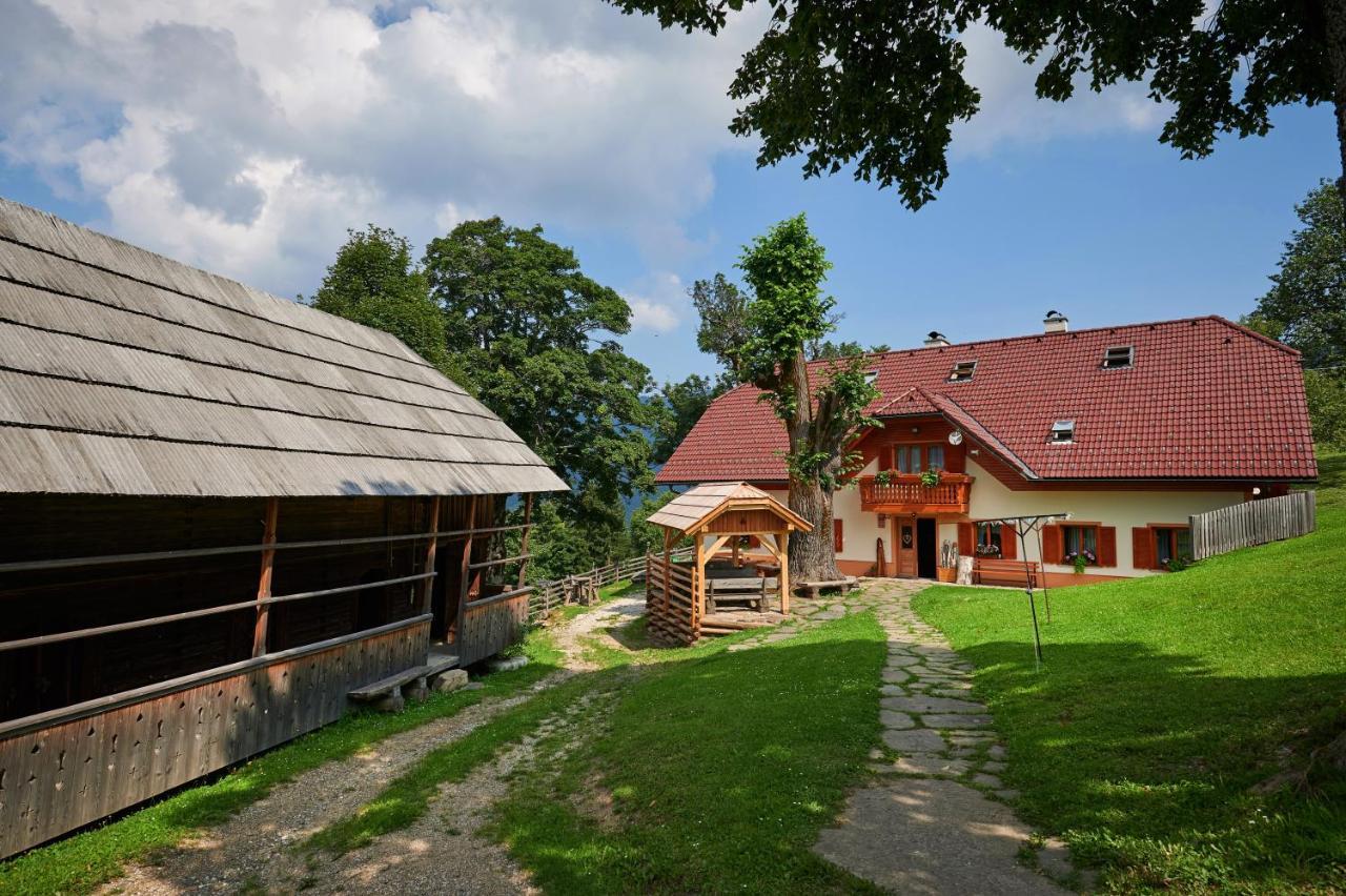 Farmstay&Glamping Visocnik Ljubno Eksteriør billede